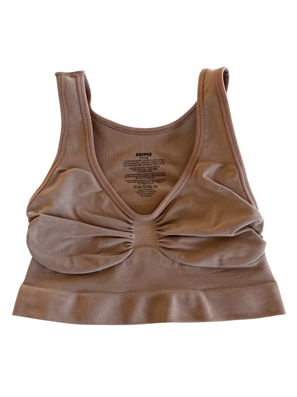 SKIMS Sculpt Bralette in Taupe Brown Size Small
